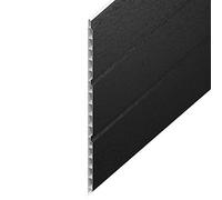 uPVC Hollow Soffit Cladding Panels - Black Plastic Soffit Board - 5 Metre Length x 300mm Wide