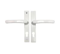 UPVC Multipoint Door Handles 70mm PZ Sprung 180mm Screw Centres with 7mm Follower Replacement Handle Set for UPVC Doors (White)