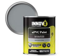 UPVC Paint 750ml - Balmoral Grey - Satin Finish - No Primer Needed - Fast Drying - For Doors, Windows, Conservatories - Interior/Exterior - 10 Yr Durability - Pro Quality for Plastic & uPVC.