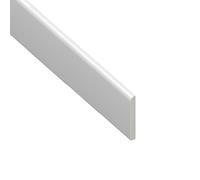 UPVC Plastic Door Frame Kit White - Architrave Finishing Trim - Edging Trim for Doors/Windows - 2 x 2 Metre Lengths and 1 x 1 Metre Length Kit - 65mm Wide