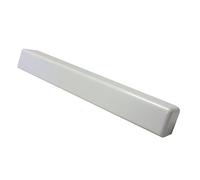 UPVC Plastic Fascia Board Corner Joint White 300mm Round Edge Profile