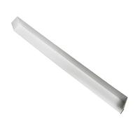 UPVC Plastic Fascia Board Double Ended Corner Joint White 610mm