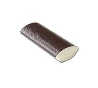 uPVC Plastic Quadrant Trim - Window/Tile Beading - 17.5mm x 1m Length - Rosewood