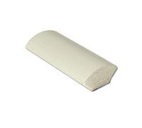 uPVC Plastic Quadrant Trim - Window/Tile Beading - 17.5mm x 1m Length x 5 Pack - Cream