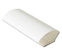 uPVC Plastic Quadrant Trim - Window/Tile Beading - 5 Pack of 13mm x 1.25m Lengths - White