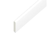 UPVC Plastic Trim 20mm x 5m - White Cloaking Fillet Architrave & Window Frame Finishing Strip