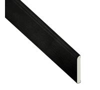 UPVC Plastic Trim 45mm x 5m - Black Ash Architrave Skirting Board/Window Finishing Trim