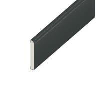 UPVC Anthracite Grey Plastic Trim 45mm x 1m - Architrave Skirting Board and Window Finishing Trim