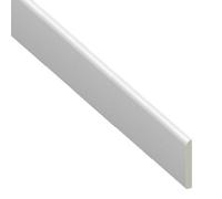 UPVC Plastic Trim 45mm x 1m - White Architrave Skirting Board/Window Finishing Trim