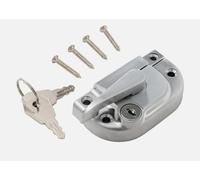 uPVC & Timber Sash Window Cam Right Hand Lock Fastener with Key (Satin Chrome)