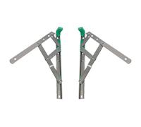uPVC Universal Window Hinge Double Glazing Friction Stay PVC 16 Inch Egress Only 13mm Stack Stainless Steel