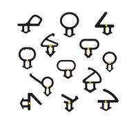 UPVC Window and Door Gasket ExtrudaSeal Bubble & Flipper Sample Pack Replacement Draught Excluder Seal