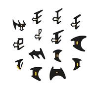 UPVC Window and Door Gasket ExtrudaSeal Wedge & E Sample Pack Replacement Draught Excluder Seal
