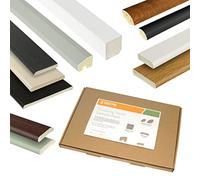 UPVC Window & Door Finishing Trim Sample Pack Architrave Cloaking Fillet D-Mould Quad