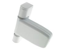 UPVCSTORE Paddock NEON 3D UPVC Door Flag Hinge for UPVC Doors White Finish