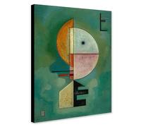 Upward - Abstract Art by Wassily Kandinsky 1929 - Wrapped Framed Canvas Wall Art (A2 [24 x 16 inch / 61 x 41 cm])