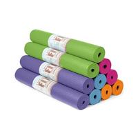 Upward Fit 12-Pack Economy Yoga Mat, 68" x 24" Non Slip Exercise Mat, 3mm Thick Gym Mat, Bulk Non Toxic Yoga Mats for Home Workout and Studios, Dark Blue