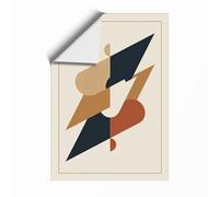 Upward Momentum Mid-Century Unframed Wall Art Print A3 (42×29.7cm), Wall Decor for Living Room, Bedroom, Office & Home, Art Gift