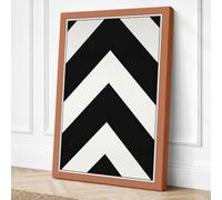 Upward Motion Geometric Canvas Wall Art Print 24x16 Inch (61 x 41 cm)