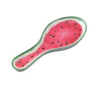 UPware Watermelon Melamine Spoon Rest, Cooking Spoon Holder for Stove Top, Kitchen Counter, and Dining Table, 9.625 Inch, Red