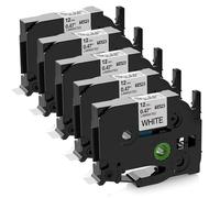 Upwinning Tze-231 Compatible with Brother Tape Cassette 12mm Black on White