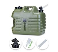 UPWOIGH Camping Water Container, 8.2 Gallon Water Containers Jug, Truly No Leakage Water Storage, Big Green Water Tank,BPA Free Portable Emergency Water Storage for Camping, Hiking (UP31L)