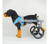 UPWONEC Dog Wheelchair Hind Leg Support, Hind Limb Disability Two-Wheeled Wheelchair, Elderly Dog Power Scooter, Soft Support, Easy Assembly,XS