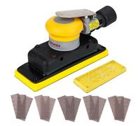 UPWOOD 2-3/4" x 8" Dust-Free Air Orbital Sander, 70mm x 198mm 1/8" Orbit