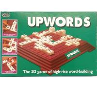UPWORDS. 1996 PARKER GAMES. THE 3D GAME OF HIGH RISE WORD BUILDING. by UPWORDS