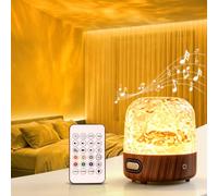 UPXNBOR Galaxy Projector Night Light with Bluetooth Speaker, Mood Light