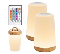 UPXNBOR LED Touch Bedside Lamp, Night Light for Bedroom, Living Room & Kids
