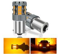 UPXSXT 2Pcs 1156 LED Bulb Amber, CANBUS Error Free Anti Hyper Flash 7506 BA15S P21W Turn Signal Light Replacement Bulb Super Bright 30-SMD 25W 4000LM
