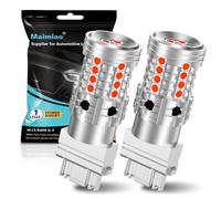 UPXSXT 2Pcs 3157 T25 P27/7W LED Brake Tail Light Bulb Red, 4157 3057 3157A 3457 4057 12-24V 27SMD Super Bright Replacement Bulb