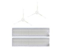 UQaBs HEPA Filter Side Brush compatible with Tefal Explorer/compatible with Rowenta Serie 60 RG7447 RG7455 RG7447wh RG7455WH RR7455 7447 Robotic Vacuum Cleaner (Color : As shown-08)
