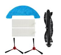 UQaBs Robot HEPA Filter Main Roll Brush Side Brush Mop Cloth compatible with 360 SmartAI C50 G50 Robotic Vacuum Cleaner Spare Parts Accessories (Color : As shown)