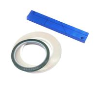 Uqezagpa 1/4 10Inch Tape Splicing Block Set and Leading Open Reel Kits Metal Blocks for Recorders Set