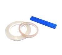 Uqezagpa 1/4 10Inch Tape Splicing Block Set and Leading Open Reel Kits Metal Blocks for Recorders Set
