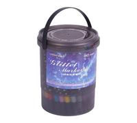 Uqezagpa 1 Box Sparkles Gel Pen Soft Tip Design Color Handwriting Pen for Professional Artists and Creative Enthusiasts Acrylic Paint Marker
