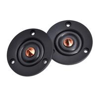 Uqezagpa 1 Pair Car Tweeters 2inch 4Ohm 30W Silk Dome Tweeters Loudspeaker Treble Horn Unit for Car