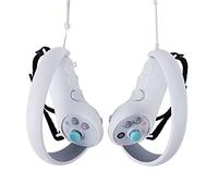 Uqezagpa 1 Pair Controller Protective Sleeve For 4 Virtual Reality Gaming Handle Grip Skin Shell Enhancing Gaming Protective Bracket
