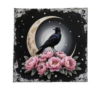 Uqezagpa 1 Tarot Cloth 50x50 / 60x60 / 75x75cm Protective Washable with Embroidery for Readings Tarots Reading Cloth