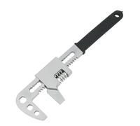 Uqezagpa 10" 12" 15" F-Type Wrench Right Angled Wide Jaw Opening Adjustable Spanner Tool for Household Repair F Type