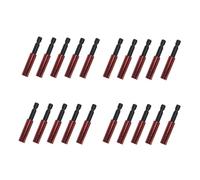Uqezagpa 10/20Pcs 60mm Magnetic Screwdriver Extension Bit Tip Holder 1/4inch Shanks Drill Bit Adapter Sleeve Tool