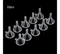 Uqezagpa 10 Pcs Funnel Clear Experiment for Bottle Filling Perfumes Essential Oils Lab Bottles Packing