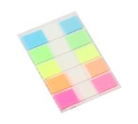 Uqezagpa 100/120Pieces Colored PET Label Repositionable Writable Adhesive Notes Book Page Marker for Binder Journal