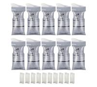 Uqezagpa 10Pcs Portable Emergencies Bag With Super Absorbent Powder For Car Travel Camping Outdoor Activity Mobile Toilet For Adults Travel