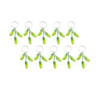 Uqezagpa 10pcs Realistic Lovely Cucumber Keychain Decorative Fashion Accessory For Everyday Use And Special Event Ornament Funny Holder