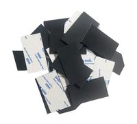 Uqezagpa 10pcs Rectangle Silicone Feet Pad Anti Slip Shock Absorption for Game Controller Keyboard Adhesive