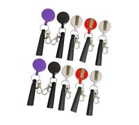 Uqezagpa 10Pcs Retractable Pull Pen Holder for Lanyard Retractable Pen Holder with Belt Clip for Carpenters