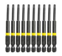 Uqezagpa 10Pcs Screwdriver Bit Set, High Torques Magnetic Star Drill Head Driver with Antislip Grip for Mechanics